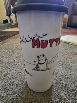 MUTTS Ceramic Travel Mug