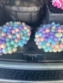 Pastel Plastic Ball Pit Balls – 2 Bags (100 balls each bag)