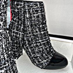 Wild Diva Fabric Booties 