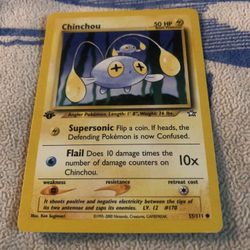 Chinchou 1st Ed Neo Genesis