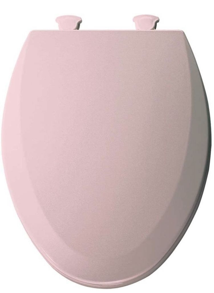 Elongated Pink Toilet Seat - New!