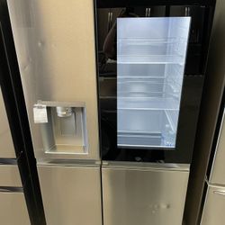 LG InstaView Side By Side Refrigerator With Door In Door