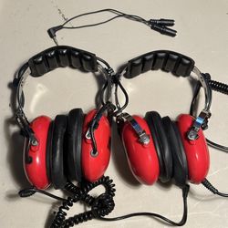 Racing Electronics Over The Ear Headphones