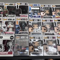 Star Wars Funko Pops 