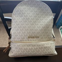 Michael Kors Signature Logo Backpack