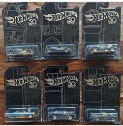 Hot Wheels 50th Anniversary Black & Gold Collection