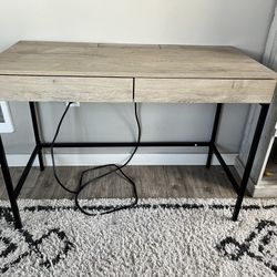 Loring Writing Desk from Threshold + Threshold Brand Lamp