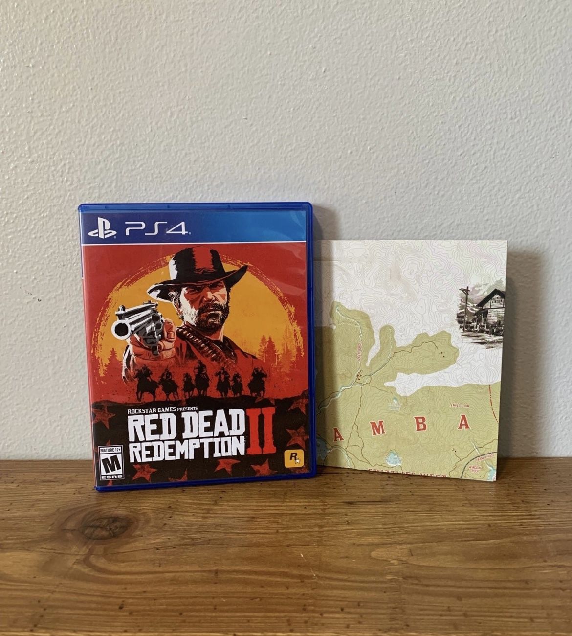 Red Dead Redemption 2 PS4 CIB w/ Map Like New PlayStation 4 Rockstar Video Game