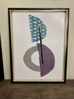 Large Framed Abstract Path Poster Print by PI Studio