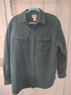 Vintage L.L. BEAN Men's Chamois Shirt Large