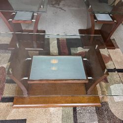 Coffee Table And 2 End Tables 