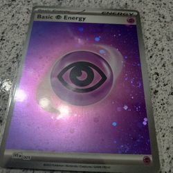 Pokemon 151 Psychic Energy Holo 2 Swirls 
