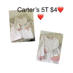 Pijama Great Condition For Girls Size 5T ❤️❤️❤️firm Price 9