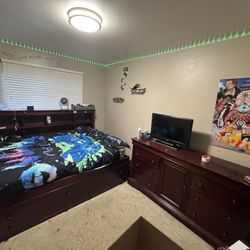 Full Size Captains Bedroom Set