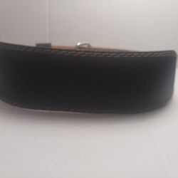 Harbinger 4" Sz Medium Padded Leather Steel DoubleBuckle Pin Weight Lifting Belt