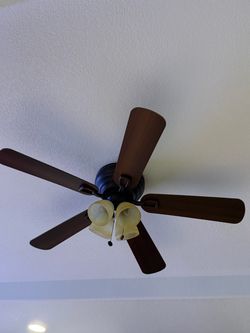Hampton Bay 5-Blade Ceiling Fan with 4 Lights