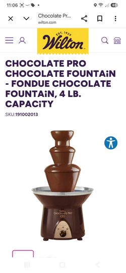 Wilton Chocolate Pro Fondue Fountain 4 lb