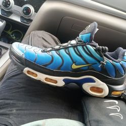 Nike Air Max 95 Blue White Yellow Sz 