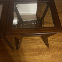 Glass Wood Tables 