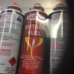 Butane fuel. Typical for stoves
