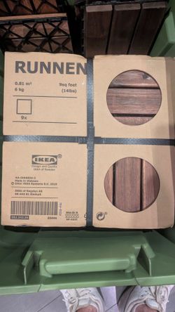 IKEA RUNNEN Outdoor/Indoor Decking Tiles