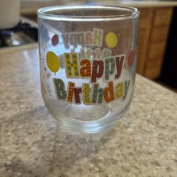 Happy Birthday Wine Glass