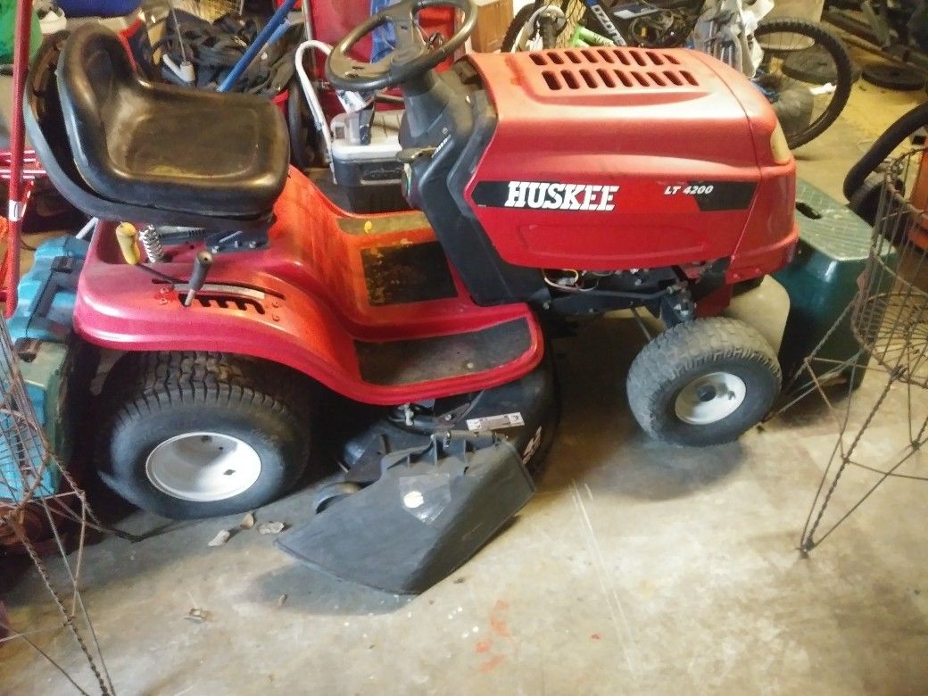 For Sale... Riding Lawn Mower Huskee LT4200
