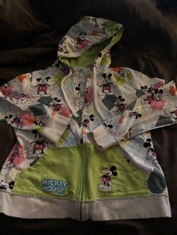 Minnie mouse sweat shirt hoodie large
