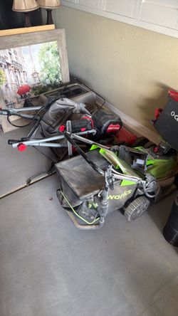 Greenworks and craftsman lawnmower