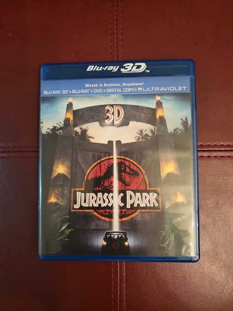 Jurassic Park 3D Blu-ray,  Blu-ray + DVD 