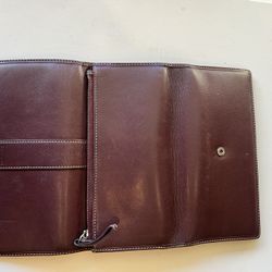 Coach Wallet With Checkbook Case