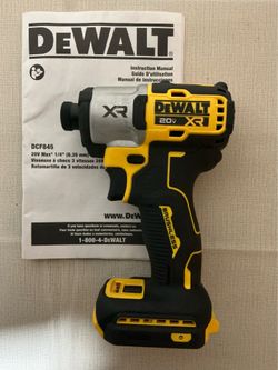 DEWALT. 20V MAX XR Lithium Ion Cordless Brushless 3-Speed 1/4” Impact Driver (Tool Only). DCF845B.