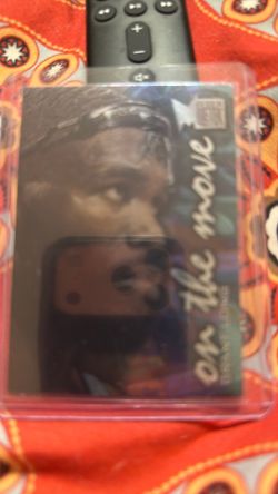On The Move Trading Card in Case