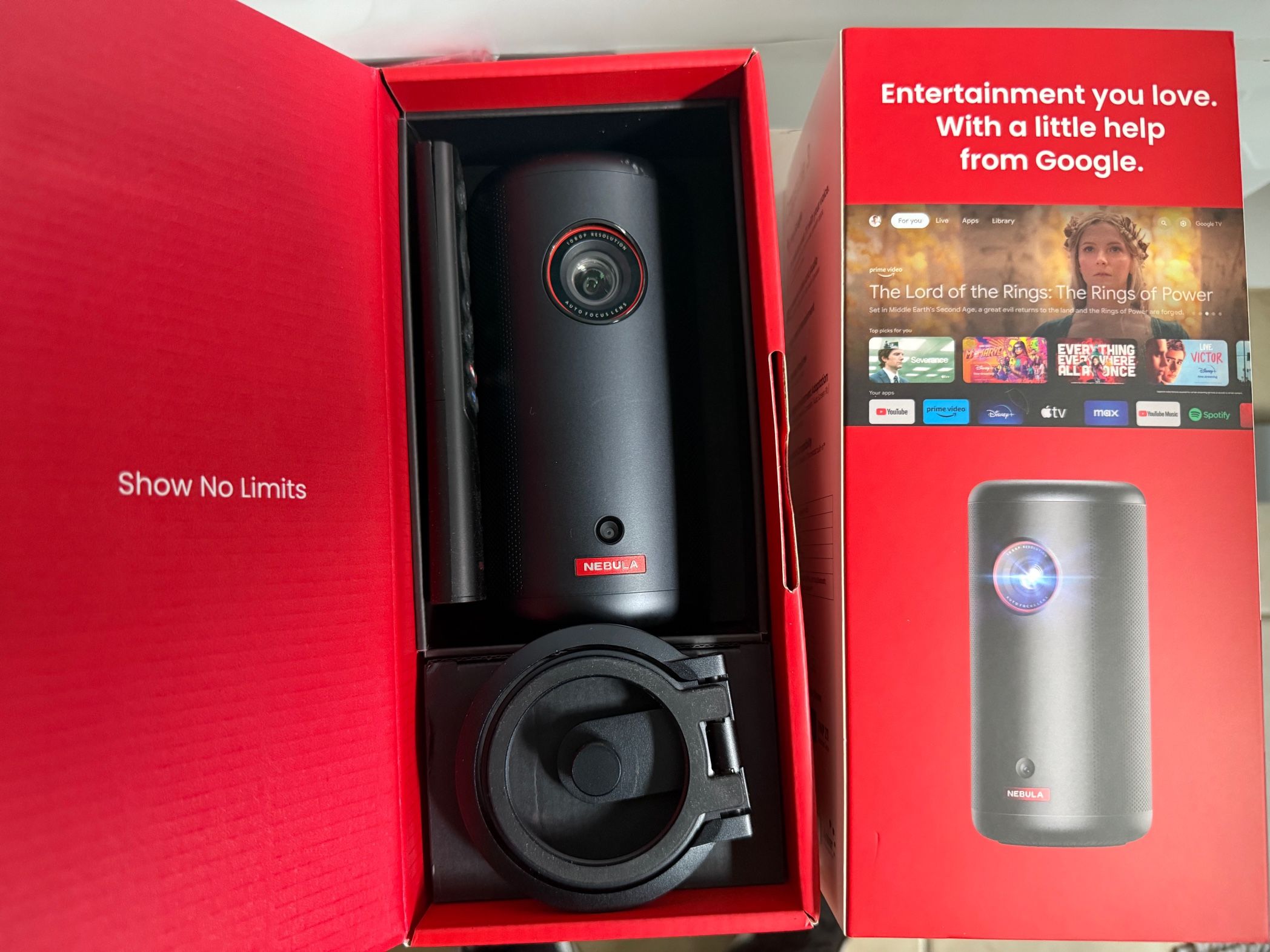 Nebula (Anker) Portable Projector (Like New) 1080p