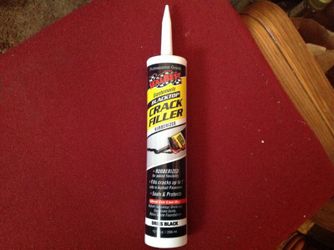 5 tubes black crack filler rubberized