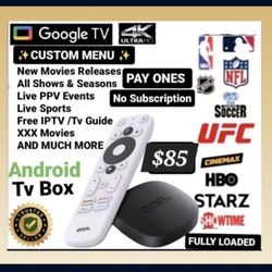 Onn Android 4K Box -Get Everything, Plug & Play, Please Scroll Through The Pîctures ..,.,.