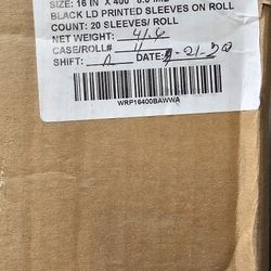 NEW CHRISTY'S 16" X 400'  8MIL PIPE SLEEVE 