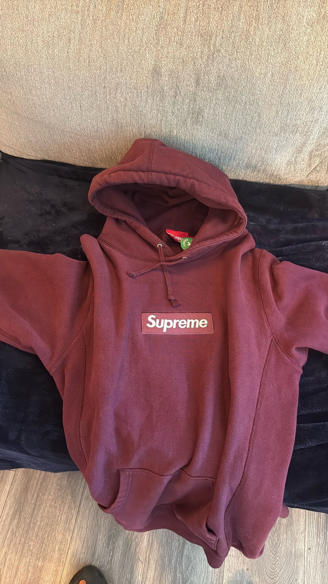 Supreme Sweatshirt, Burgundy