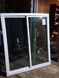 BRAND NEW Champion Vinyl Sliding Window - 58.5" W x 50.25" H