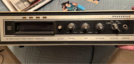 vintage Panasonic RS-810S 8-track solid-state stereo cartridge player
