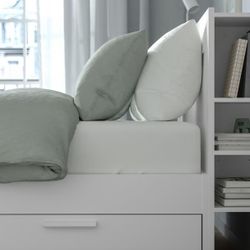IKEA White Bed frame - Queen