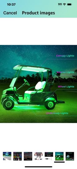 Golf Cart Digital Lights