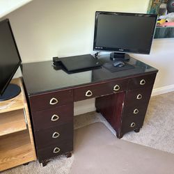 Desk (9 Drawers - A Ton Of Storage)