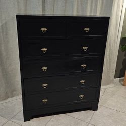  Tall Dresser Drawer Black 
