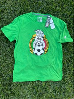 Adidas Mexico Futbol Soccer Old Logo T-Shirt
