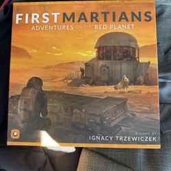 First Martians Adventures on the Red Planet Board Game 2017