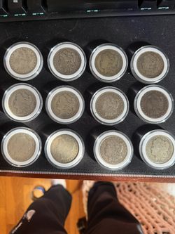 $75 a Piece, 12 Morgan Dollars 90% Silver Variety Dates, I Also Buy Silver And Gold At Or Close To Spot