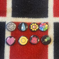 Kanto Region Gym badges