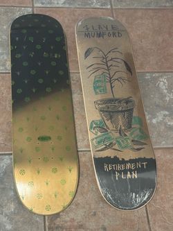 New Skateboard Decks (8.25) W/ free grip Slave Mumford Real Ramondetta Thrasher