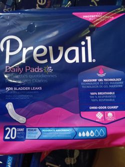 Case of bladder pads